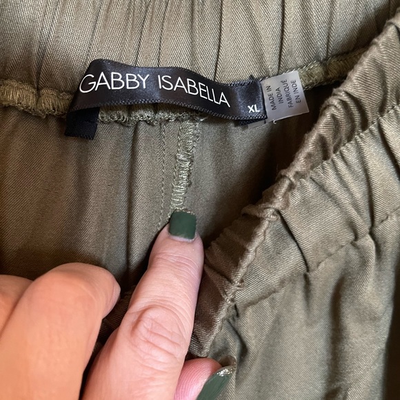 Gabby Isabella drawstring cargo pant joggers size XL - Picture 5 of 7